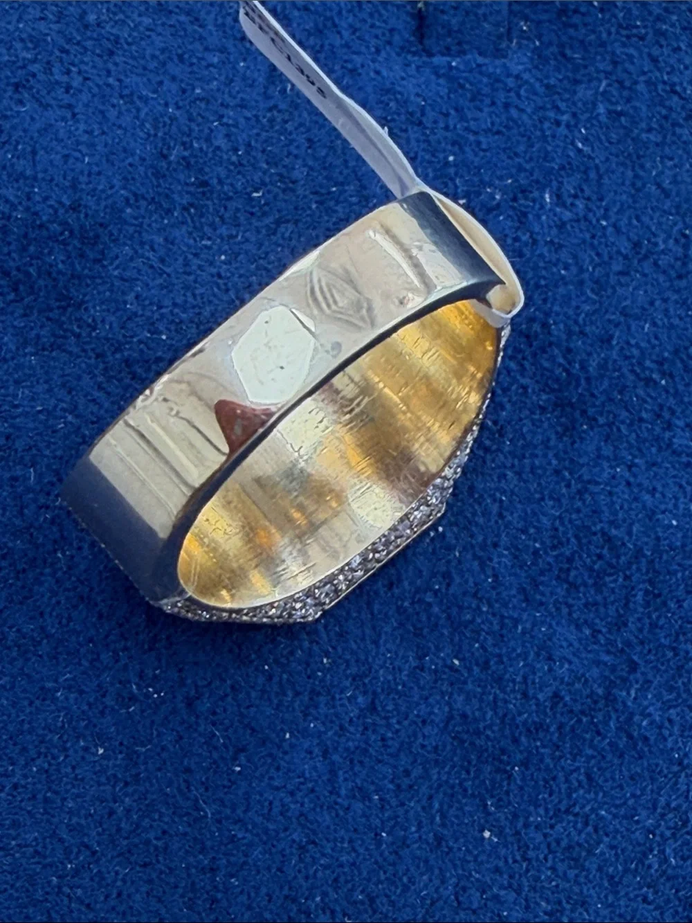 14K Signet 3CT Diamond Ring